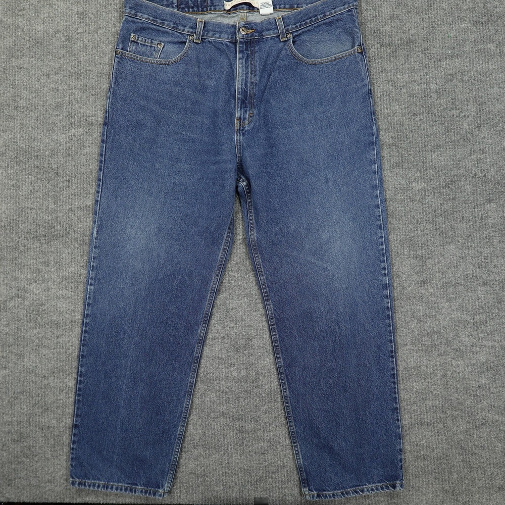 Sonoma Jeans Mens 40x30 Blue Straight Leg Denim Medium Wash Classic 5 Pocket